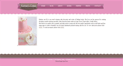 Desktop Screenshot of katrienscakes.co.za