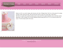 Tablet Screenshot of katrienscakes.co.za